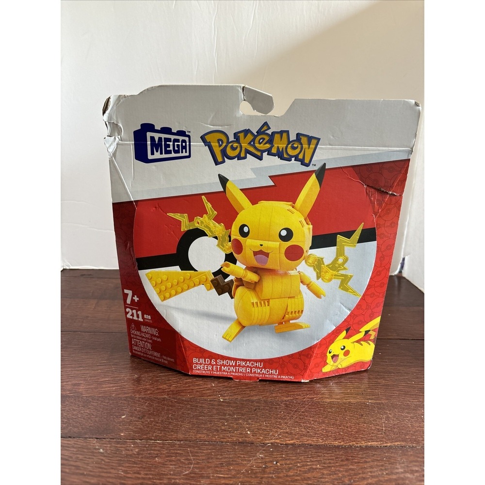 Mega Construx Pokemon Pikachu Figure Building‎ Set New